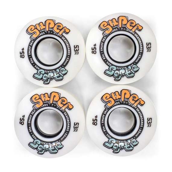 Enuff Super Softies Skateboard Wheels 4-Pack